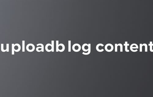 uploadblog content