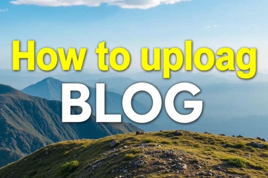 how to upload blog on website by uploadblog. com
